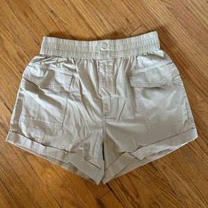 Abercrombie and Fitch Cargo Utility Shorts in Tan